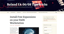 Desktop Screenshot of fausers.com